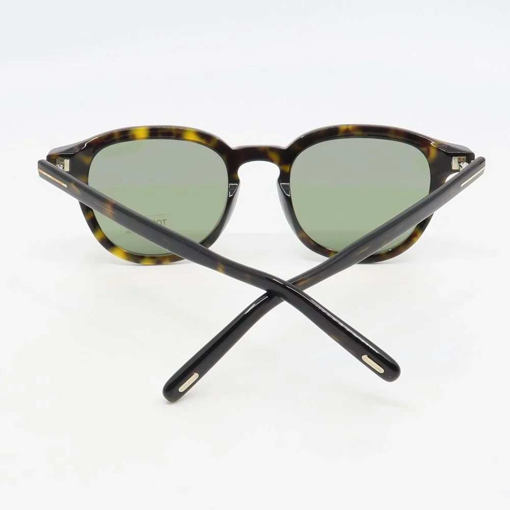 Tom Ford TF816 52N New Tortoise/ Green PAX Sunglasses 51mm with defect - Picture 6 of 6